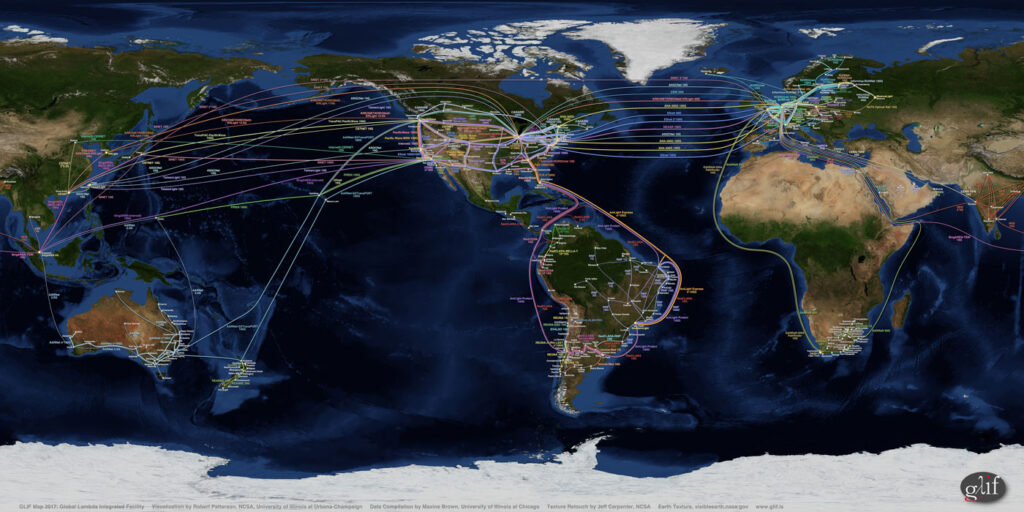 World map GLIF