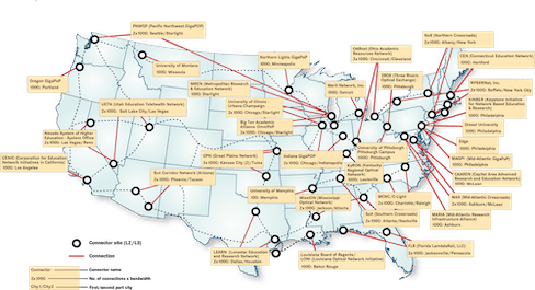 Network connector map