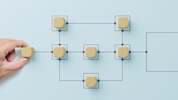 Graphic displaying circles connected.